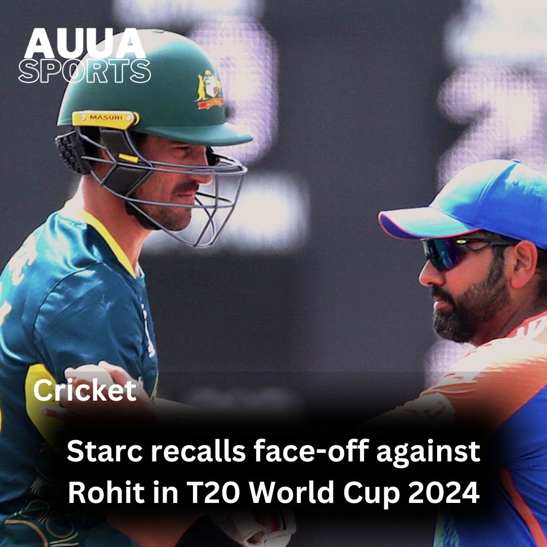 Starc recalls face-off against Rohit in T20 World Cup 2024